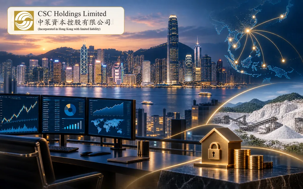 多元金融与证券经纪:中策资本控股有限公司 CSC HOLDINGS LIMITED(0235)