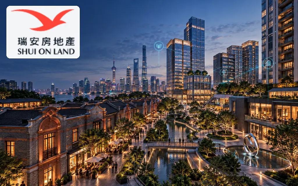 中国城市更新与新天地运营商：瑞安房地产 Shui On Land Limited(0272)