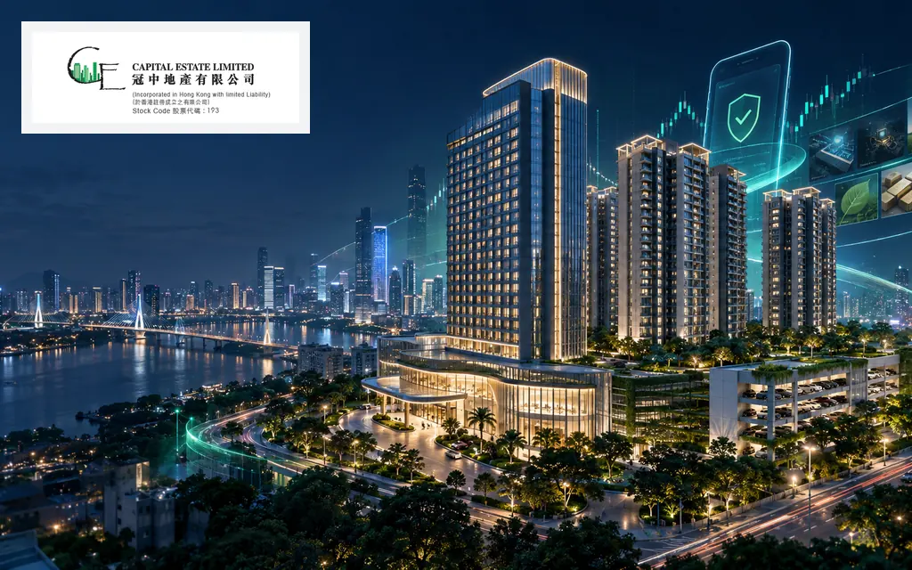 地产酒店及消费金融公司:冠中地产有限公司 Capital Estate Limited(0193)