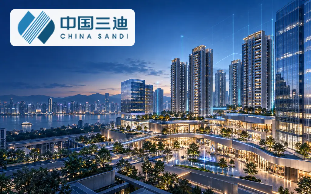 0910 - 口袋香港 - 港股百科及港股开户投资指南 房地产开发与物业投资公司:中国三迪控股 China Sandi Holdings Limited(0910)