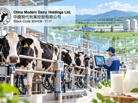 规模化奶牛养殖与原奶生产公司：现代牧业 China Modern Dairy Holdings Ltd.(1117)