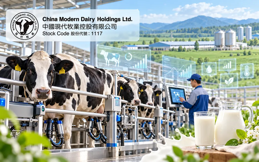 规模化奶牛养殖与原奶生产公司：现代牧业 China Modern Dairy Holdings Ltd.(1117)