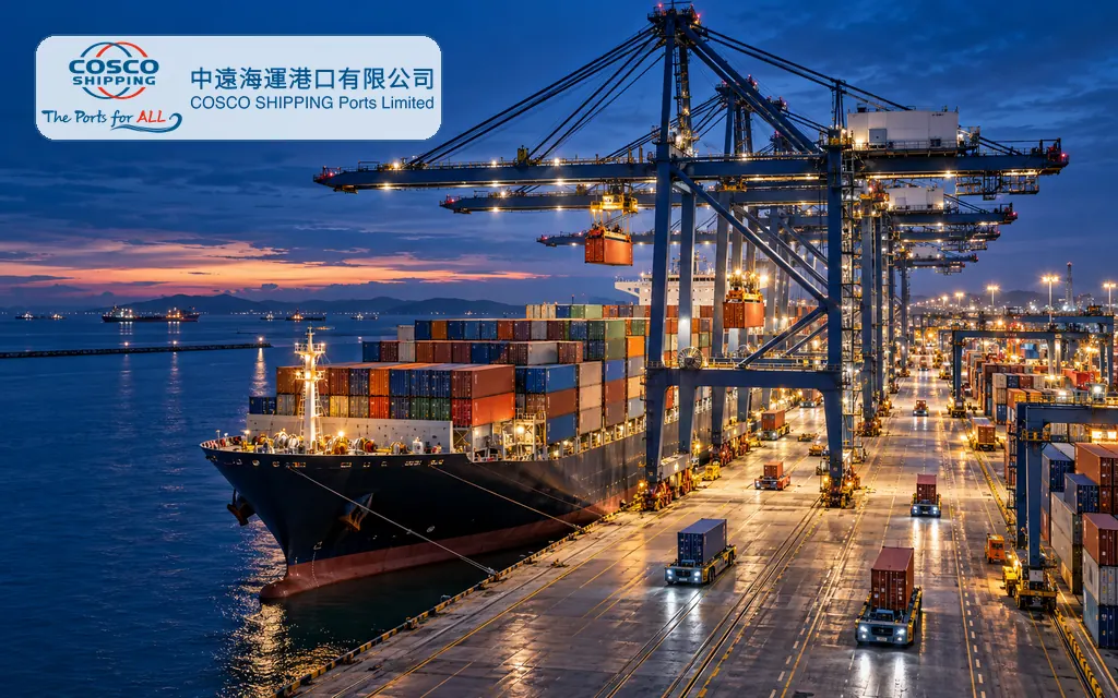 港口码头运营公司：中远海运港口 COSCO SHIPPING Ports Limited(1199)