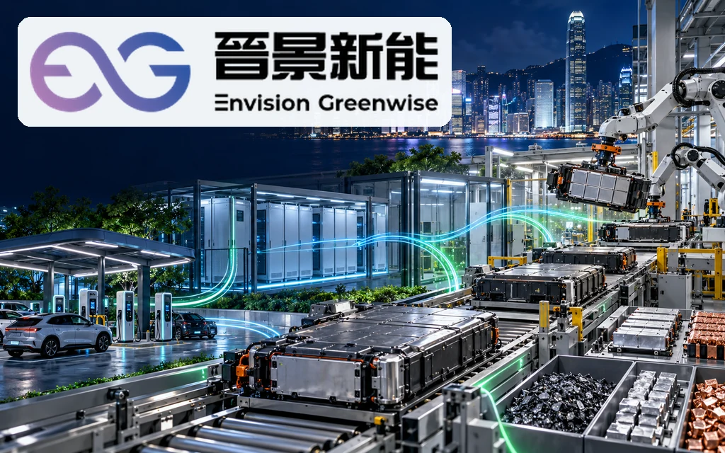 动力电池回收与绿色能源公司：晋景新能 Envision Greenwise Holdings Limited(1783)