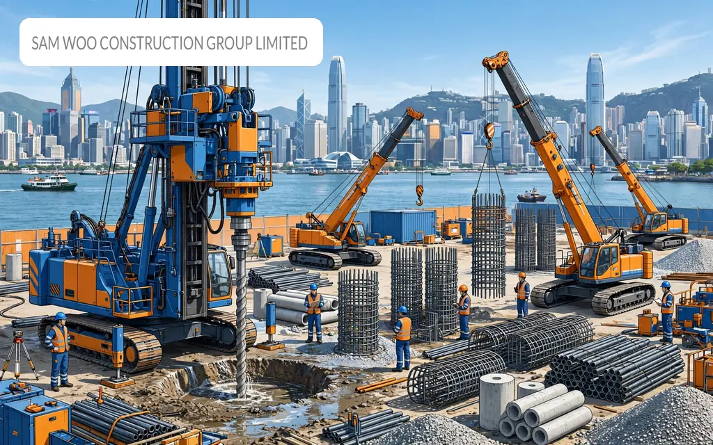 地基工程承包商:三和建筑集团 Sam Woo Construction Group Limited(3822)