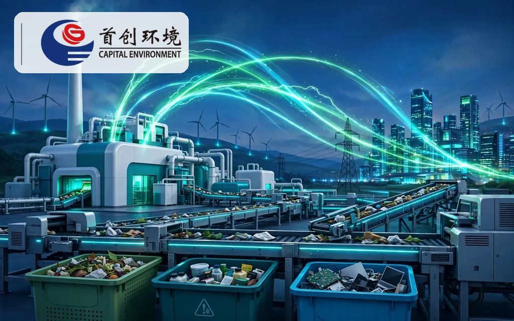 中国综合废物处理与垃圾焚烧发电服务商:首创环境 Capital Environment Holdings Limited(3989)